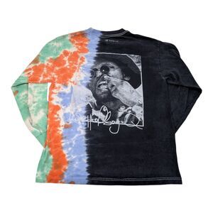 TDE ScHoolboy Q Shirt Medium Blank Face Tour Tie Dye Concert Merch Top Dawg Ent